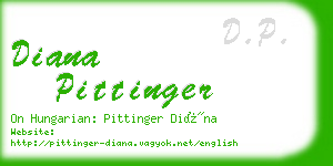 diana pittinger business card